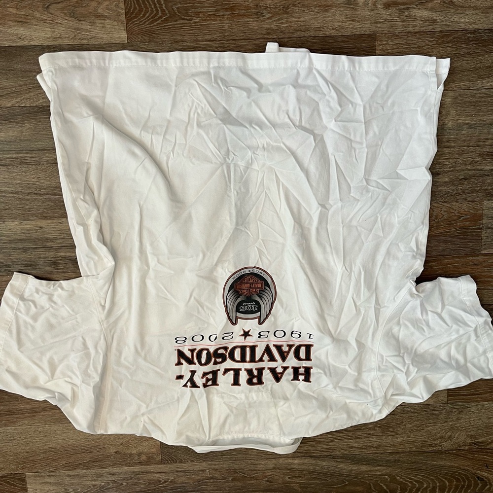 Harley-Davidson White Tee with Brown Logo